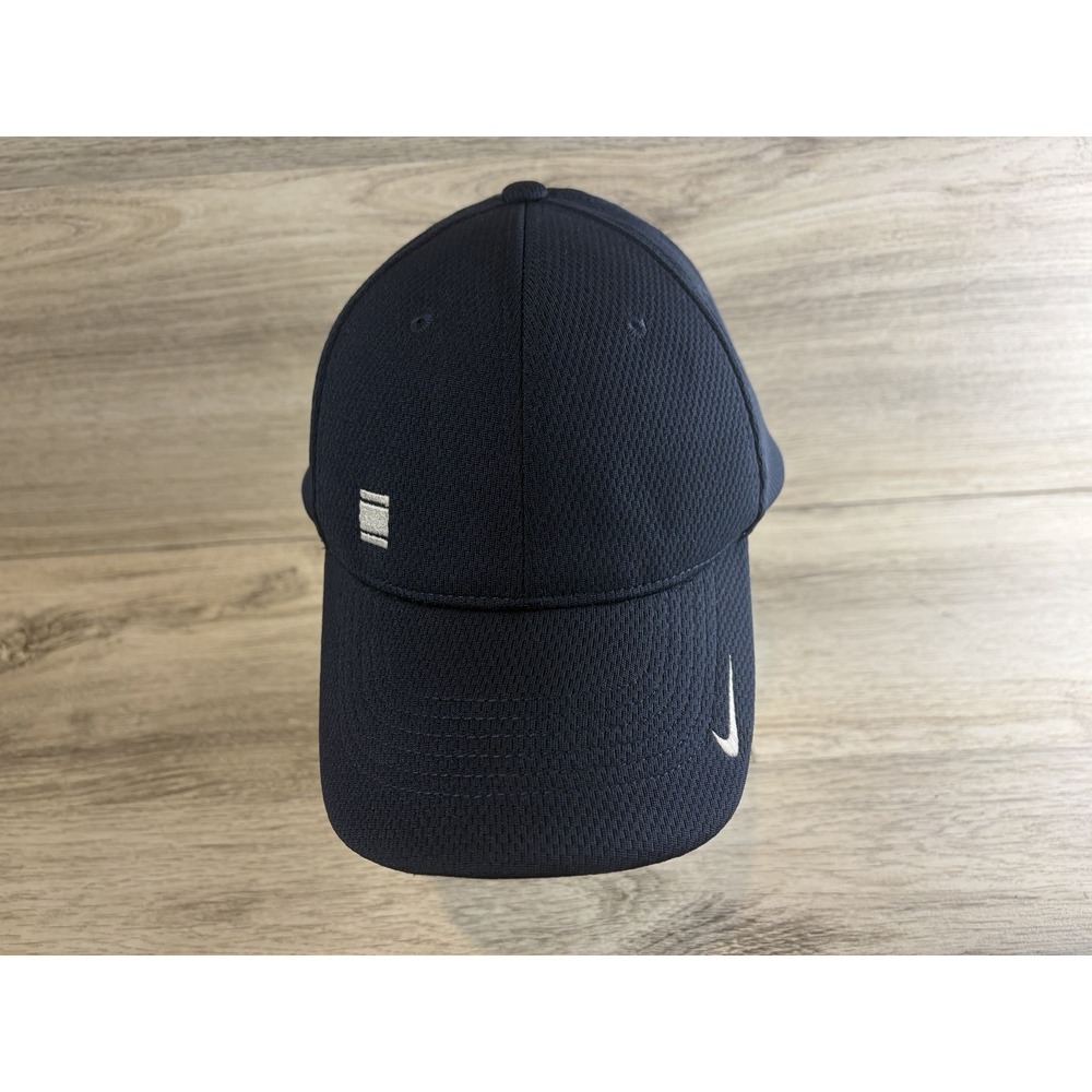 Nike Dri‎ Fit Flex Old National Hat Cap Size M/L Blue Athletic Comfort Golf